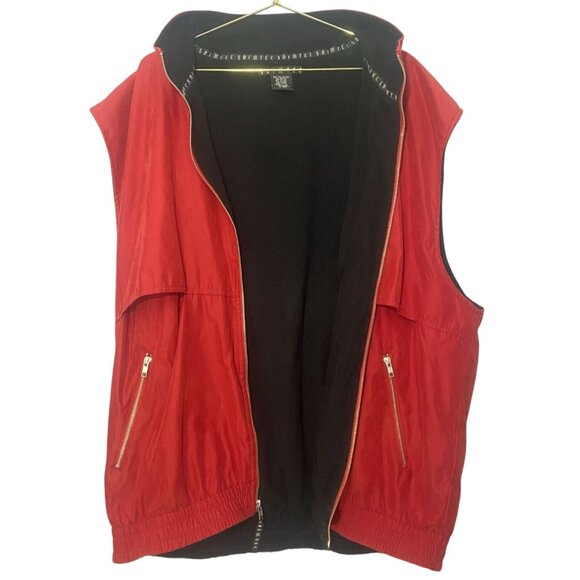 SDI Tec Unisex Windbreaker Vest XXL Red Vintage - Picture 1 of 3